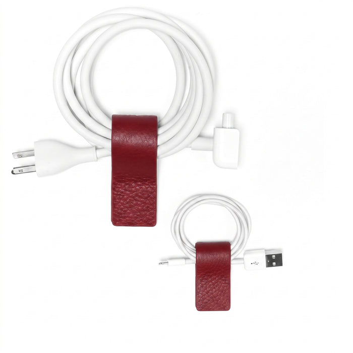Cord Wrap Set Garnet Red