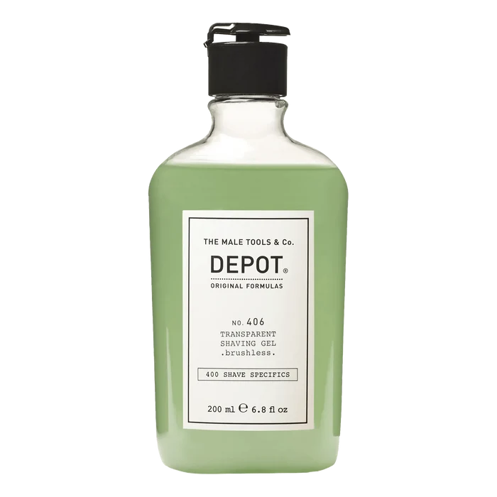 Depot No. 406 Transparent Shaving Gel 200 ml