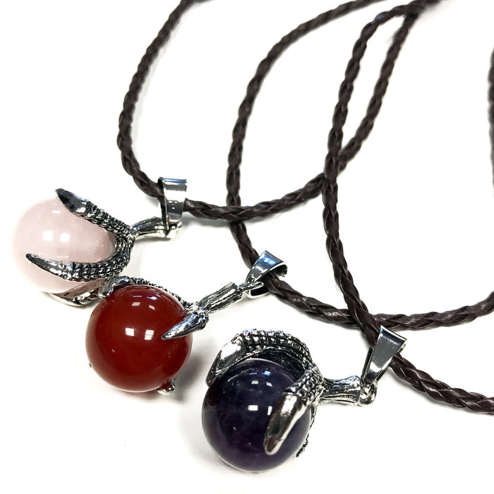 Earthstore® Dragon Claw Pendant - Black Agate