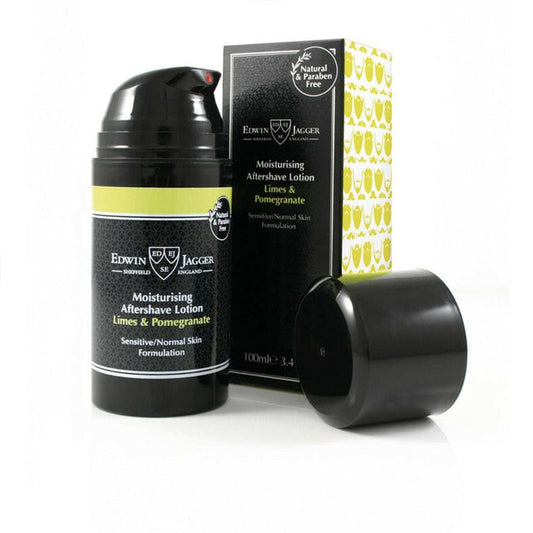 Edwin Jagger Lime and Pomegranate Aftershave Lotion 3.4 Fluid Ounces
