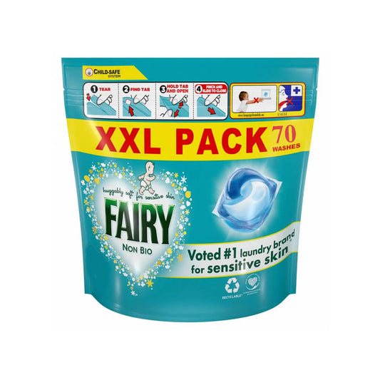 Fairy Non Bio Pods Clothes Detergent Cleaning Power Washing Capsule - Shoppers-kart.com