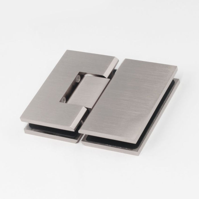 FORGE SHOWER HINGE HEAVY DUTY GLASS TO GLASS 180 Degrees 10mm and 12mm glass glass - Image 5