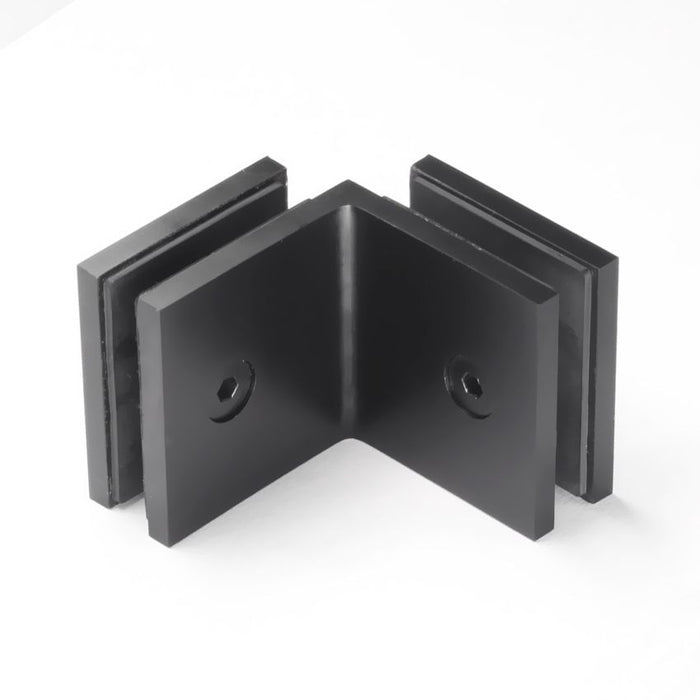 Frameless shower glass BRACKET SQUARE GLASS TO GLASS 90 Degrees - Image 3