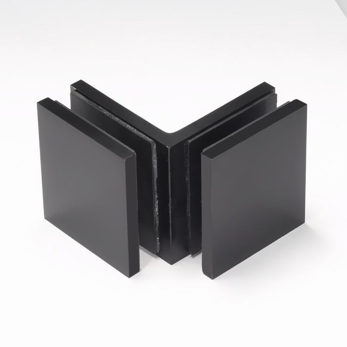 Frameless shower glass BRACKET SQUARE GLASS TO GLASS 90 Degrees - Image 4