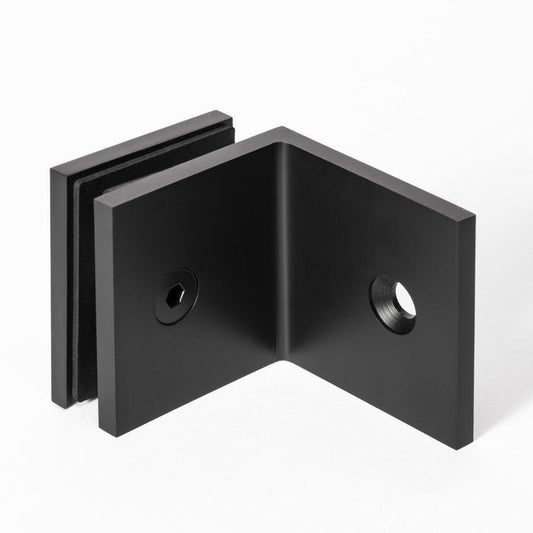 Frameless shower glass BRACKET SQUARE GLASS TO WALL 90 Degrees - Image 9