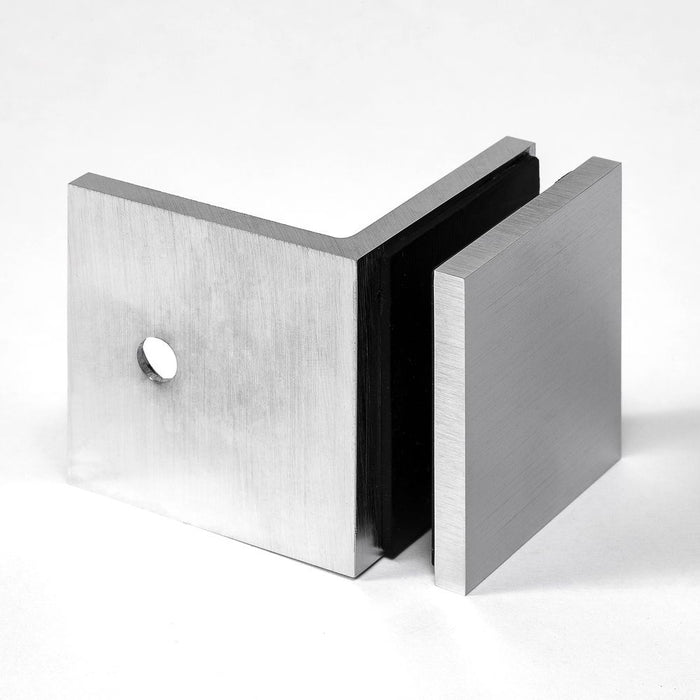 Frameless shower glass BRACKET SQUARE GLASS TO WALL 90 Degrees - Image 8