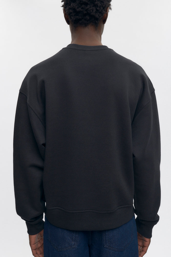 French Terry Sweatshirt in Black