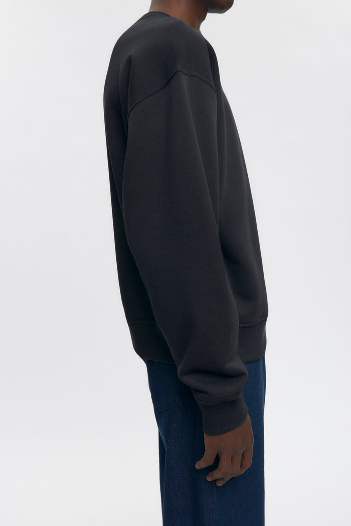 French Terry Sweatshirt in Black