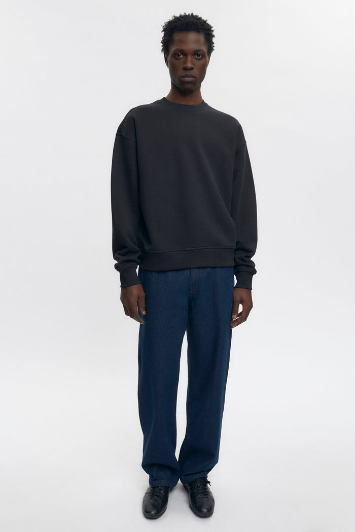 French Terry Sweatshirt in Black
