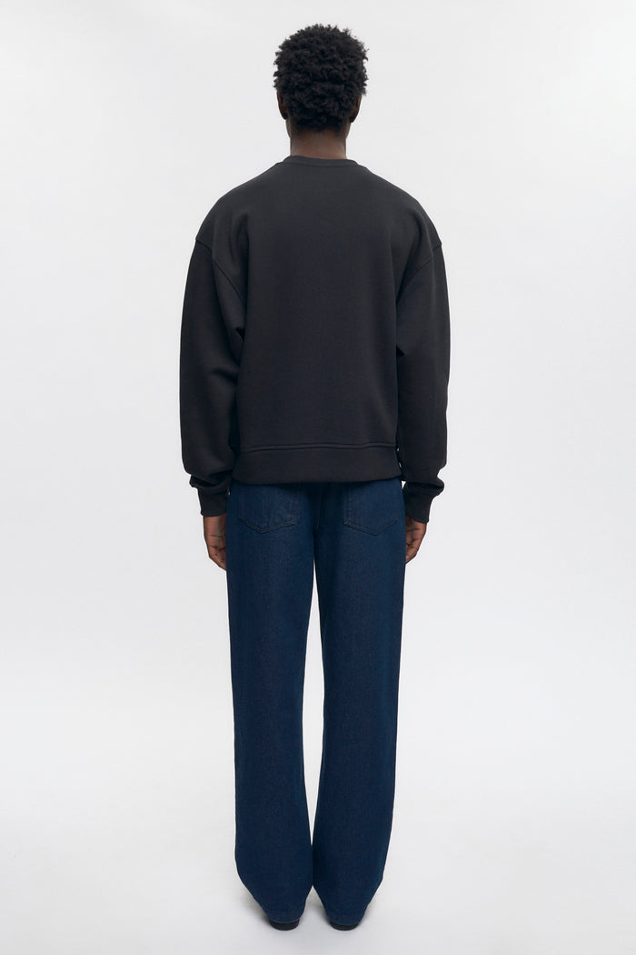French Terry Sweatshirt in Black