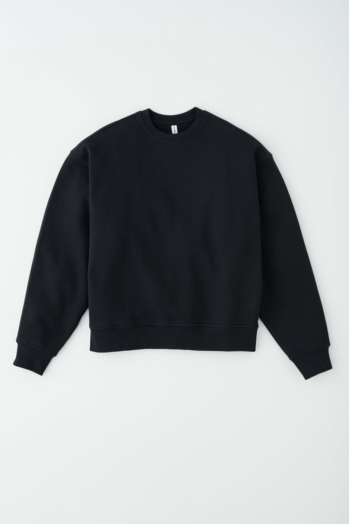French Terry Sweatshirt in Black