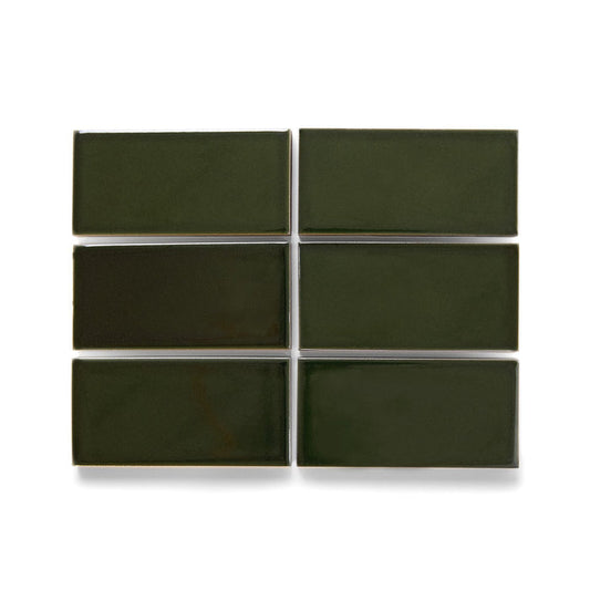 Heath Ceramics Tile G16.2 Jade Manganese