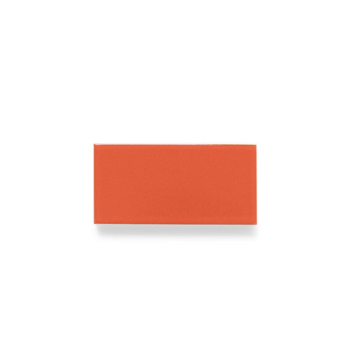 1 Heath Ceramics ceramic tile glazed in G54 Heath Orange.