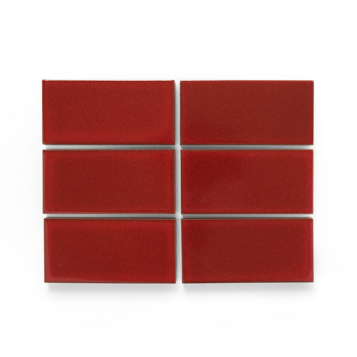 Heath Ceramics Tile G62 Campari Red