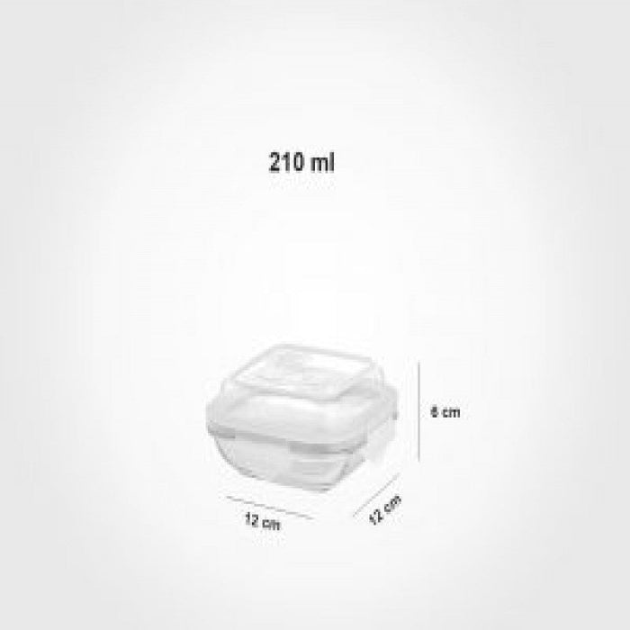 GLASS CONTAINER SET-Serving & Storage 210 Ml 2027