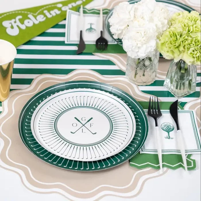 Golf Dessert Plates