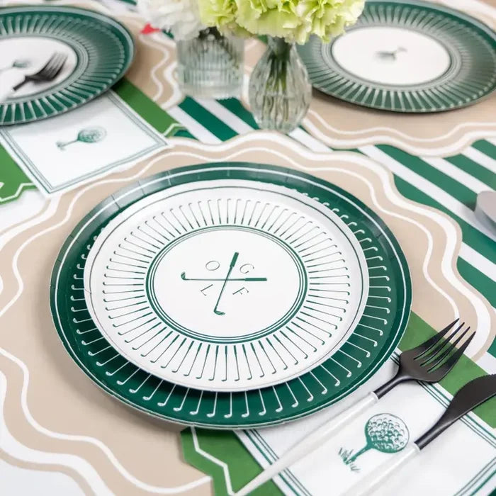Golf Dessert Plates