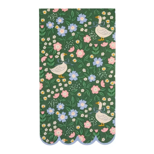 Goose Pattern Dinner Napkins