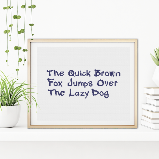 Graffiti Font Cross Stitch Font by Peppermint Purple