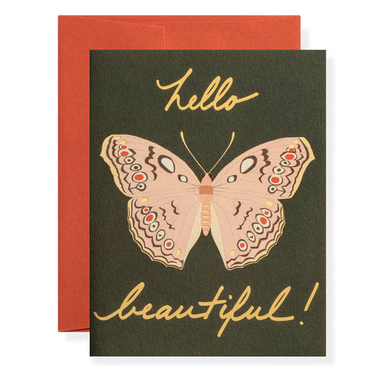 Greeting Card-Hello Beautiful