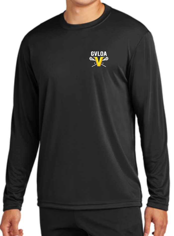 GVLOA Dry Wick L/S Black or Gray Tee Shirt