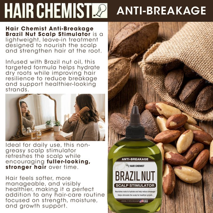 Hair Chemist Anti Breakage Brazil Nut Scalp Stimulator 7.1 oz.
