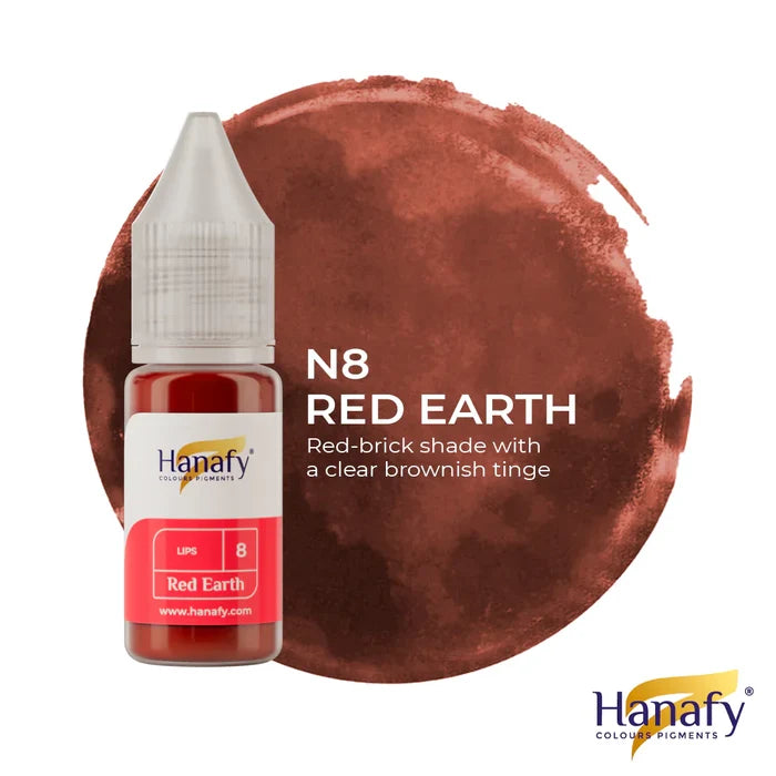 Hanafy - Main Lip Pigment - N8 Red Earth