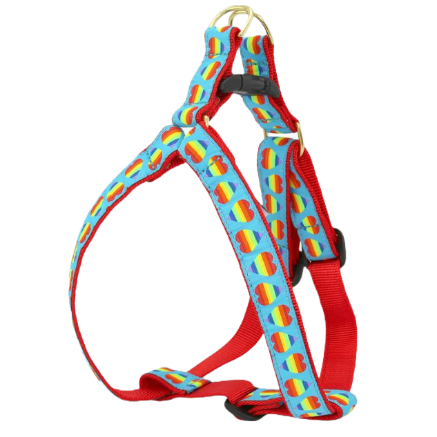 RAINBOW-HEARTS-DOG-HARNESS