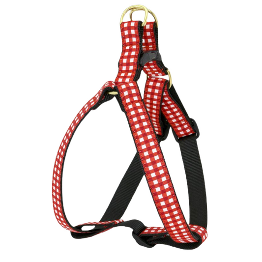 RED-GINGHAM-DOG-HARNESS