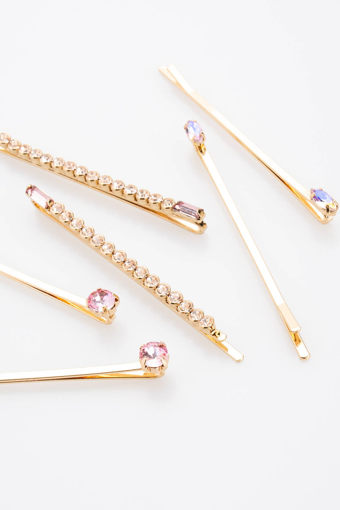 Harper 2 Crystal Bobby Set