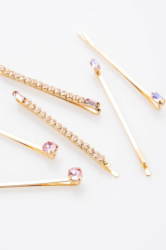 Harper 2 Crystal Bobby Set