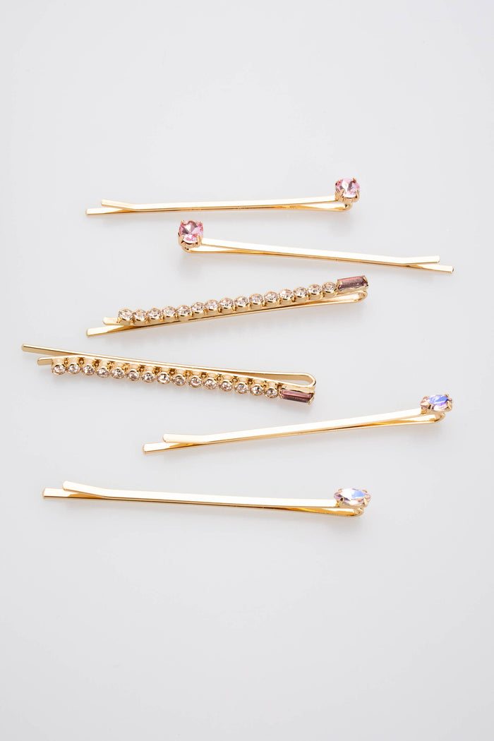Harper 2 Crystal Bobby Set