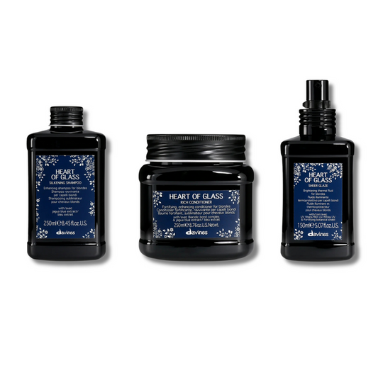 Heart of Glass Bundle: Brighten &amp; Strengthen Blonde Hair - Davines hair care at Solvi Salon, Boise, Idaho