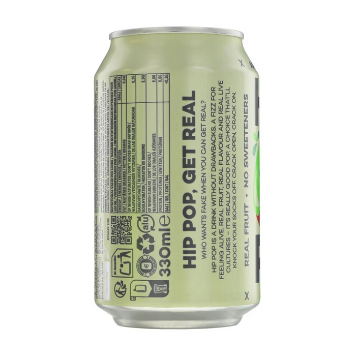 HIP POP Apple & Elderflower Kombucha 330ml