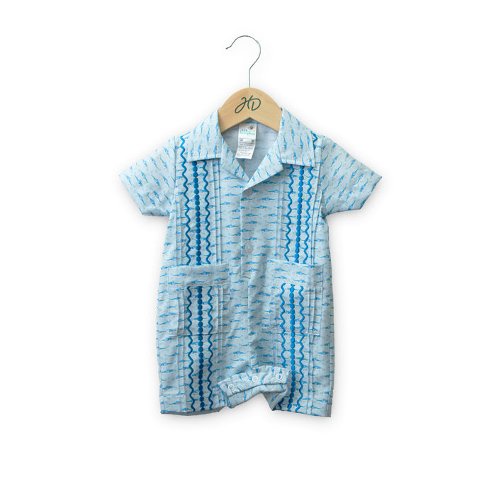 Kids Guayabera Romper