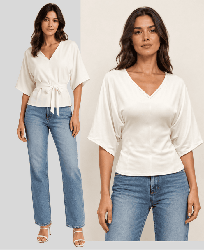 Kimono Top - Ivory