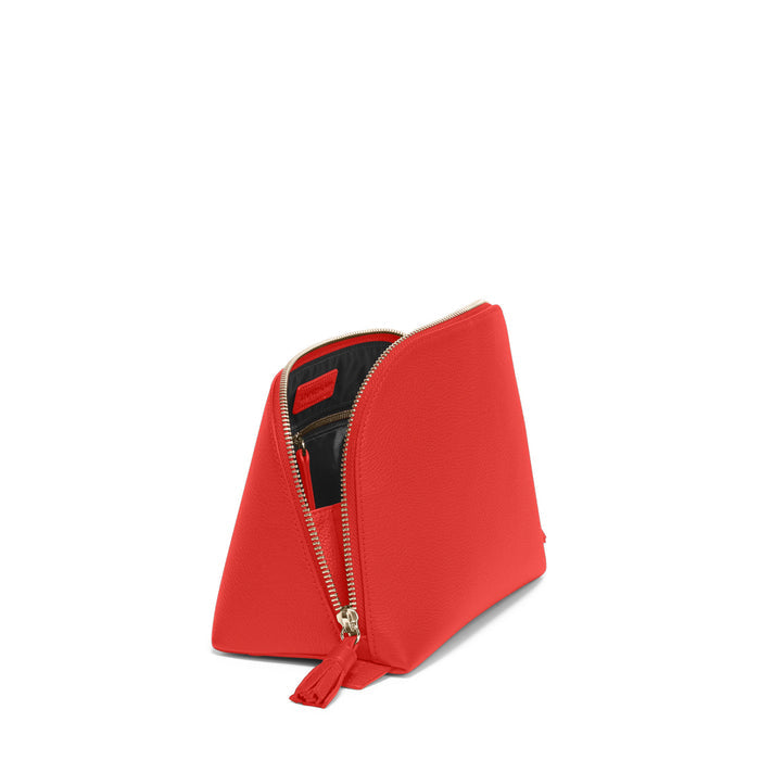 Large Clamshell Makeup Bag Buoy Red