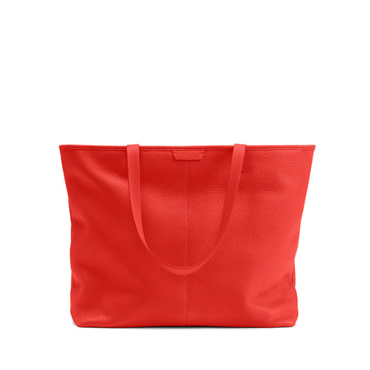 Large Zippered Downtown Tote Buoy Red