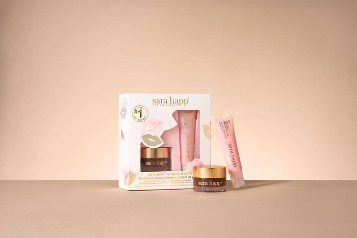 Let's Glow Lip Scrub & Shine Kit