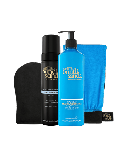 Light-Medium Self Tanning Routine Bundle