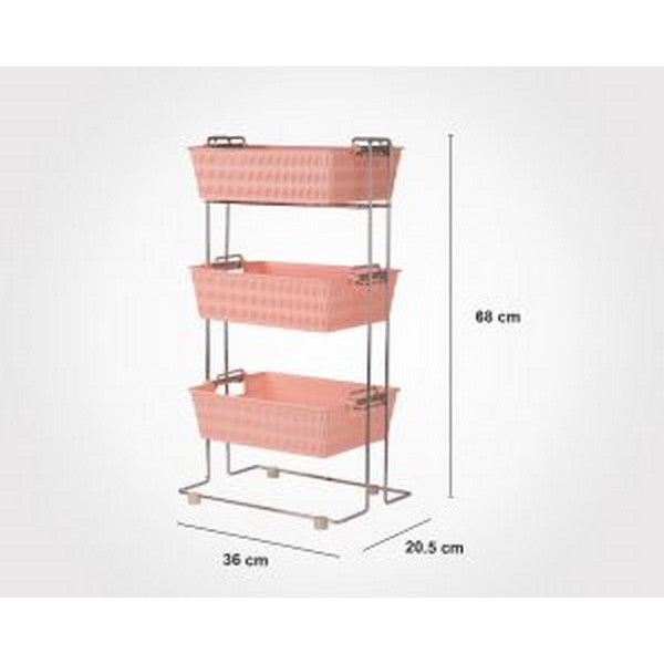 Limon 3 Floor Rectangle Onion Rack Product Code :1860