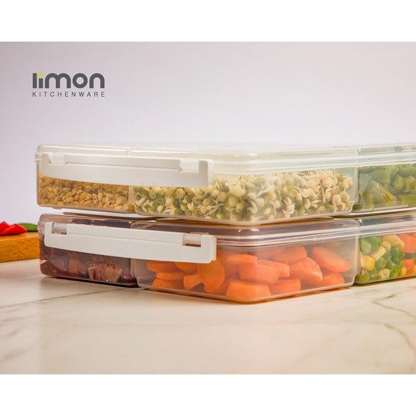 Limon 4 Section Freezer Box With Lid 250ML Product Code:22835