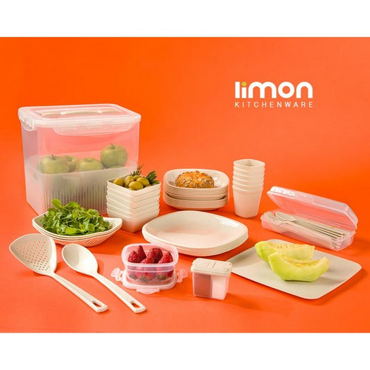 Limon 60 Pices Picnic Set For 6 Person Product Code :10635