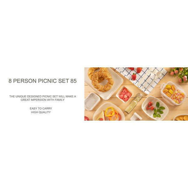 Limon 85 Pcs Picnic Set For 6 Person Product Code:89635
