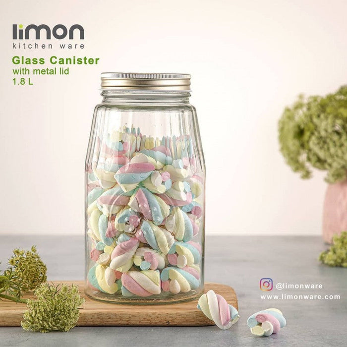 LIMON GLAS JAR 1.8LTR 2038