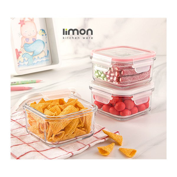 Limon Glass Container 440 ML Product Code:2014