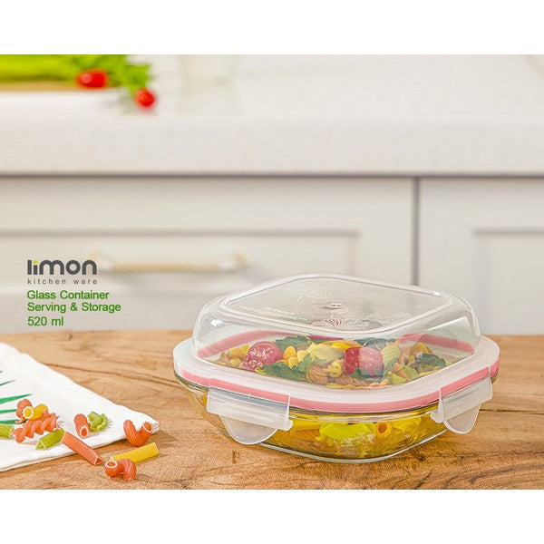 Limon Glass Container 520ML Product Code:2026