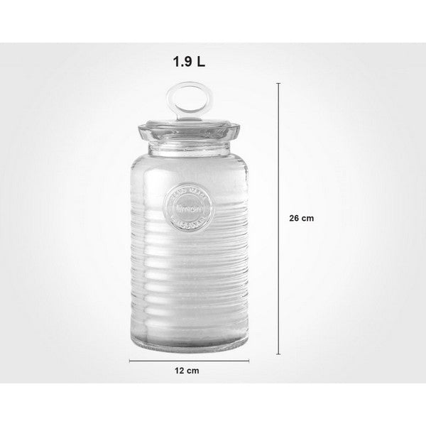 Limon Glass Jar 1.9LTR XL Size Product Code:1870