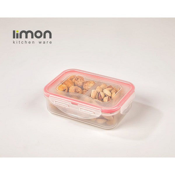 Limon Plastic Food Container 2 Section Box1.1LTR Product Code:77235