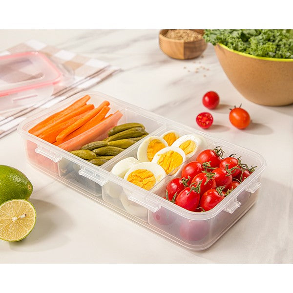Limon Plastic Food Container 4 Section Box 1.8LTR Product Code:77635